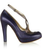 Vivienne Westwood Lido Metallic Leather Pumps - Lyst