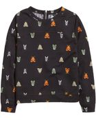 H&M Sweatshirt With A Zip - Lyst