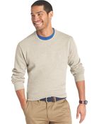 Izod Sueded Fleece Pullover - Lyst