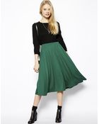 Asos Full Midi Skirt - Lyst