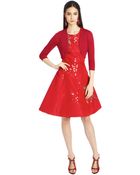 Oscar de la Renta Cashmere Silk Classic Bolero - Lyst