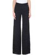 Joseph Albert Flared Lace Trousers - Lyst