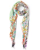 Etro Paisley Print Scarf - Lyst