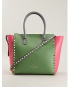 Valentino Rockstud Trapeze Tote - Lyst