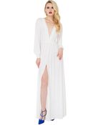 Akira Wanderlust Maxi White Dress - Lyst