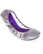 Me Too Metro Metallic Leather Ballet Flats - Lyst