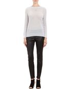 Barneys New York Cashmere Knit Sweater - Lyst