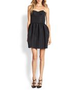 RED Valentino Bow Strapless Dress - Lyst