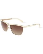 Balmain Wire Frame Sunglasses - Lyst