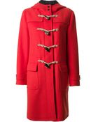 MSGM Long Fit Duffle Coat - Lyst