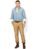 Polo Ralph Lauren Big And Tall Long Sleeve Chambray Shirt - Lyst