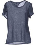 Theyskens' Theory Short Sleeve Sweater - Lyst