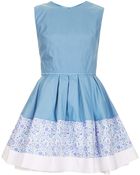 Topshop Claire Liberty Print Dress By Jones and Jones - Lyst