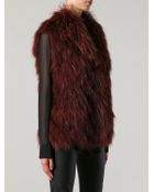 Meteo By Yves Salomon Fur Gilet - Lyst