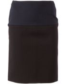 Lanvin Two-Tone Skirt - Lyst