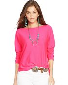 Polo Ralph Lauren Boatneck Top - Lyst