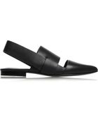 Alexander Wang Irene Leather Point-Toe Flats - Lyst