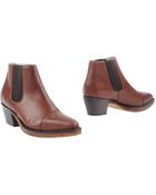 Cavallini Ankle Boots - Lyst