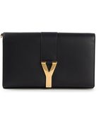 Saint Laurent 'Classic Y' Clutch - Lyst
