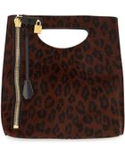 Tom Ford Alix Calf Hair Zip & Padlock Crossbody Bag - Lyst
