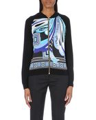 Emilio Pucci Silk-panelled Wool-blend Jacket - Lyst