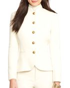 Ralph Lauren Lauren Peplum Hem Jacket - Lyst