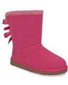 Ugg Australia Toddlers Bailey Bow Sheepskin Boots - Lyst