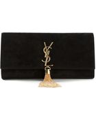 Saint Laurent Monogram Clutch - Lyst