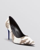 Giuseppe Zanotti Pointed Toe Pumps - Yvette Camo High Heel - Lyst