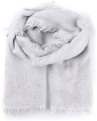 Faliero Sarti Embellished Scarf - Lyst