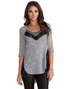 Free People Mix It Up Hacci in Gray - Lyst
