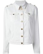 Burberry Brit Fitted Power-Stretch Denim Jacket - Lyst