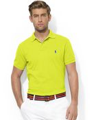 Polo Ralph Lauren Custom-Fit Mesh Polo Shirt - Lyst