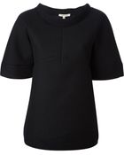Hache Short Sleeved Contrast Top - Lyst