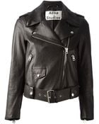 Acne Studios Mape Leather Jacket - Lyst