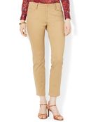 Lauren by Ralph Lauren Cropped Skinny Pants - Lyst