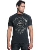 Affliction Death Cross Graphic Tshirt - Lyst