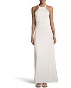 Halston Heritage Racerback Stretch-Knit Gown - Lyst