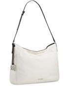 Calvin Klein Sloane Pebble Leather Swing Hobo - Lyst