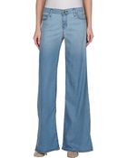 Current/Elliott Denim Trousers - Lyst