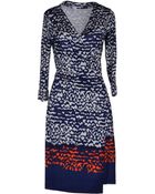 Diane von Furstenberg Kneelength Dress - Lyst