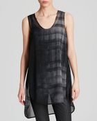 Eileen Fisher Sheer Silk Tunic - Lyst