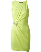 Versace Draped Dress - Lyst