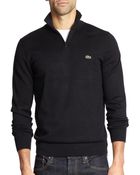 Lacoste Half-Zip Pullover Sweater - Lyst