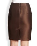 Max Mara Bastia Mikado Pencil Skirt - Lyst