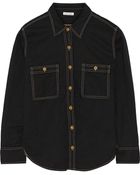 Etoile Isabel Marant Waller Cotton-Blend Chambray Shirt - Lyst