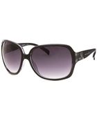 MICHAEL Michael Kors Women'S Square Black Sunglasses - Lyst