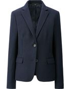 Uniqlo Women Wool Blended Flannel Jacket - Lyst