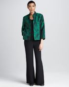 Caroline Rose Leaf Jacquard Jacket Petite - Lyst