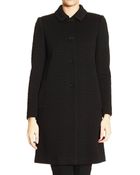 M Missoni Coat Wool Jaquard Cocco - Lyst